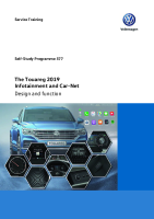 VW - SSP 577_The Touareg 2019 - Infotainment and Car-Net - Self Study Programme 